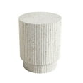 thumbnail image 2 of Sheila Indoor or Outdoor End Table - Stone White, 2 of 5