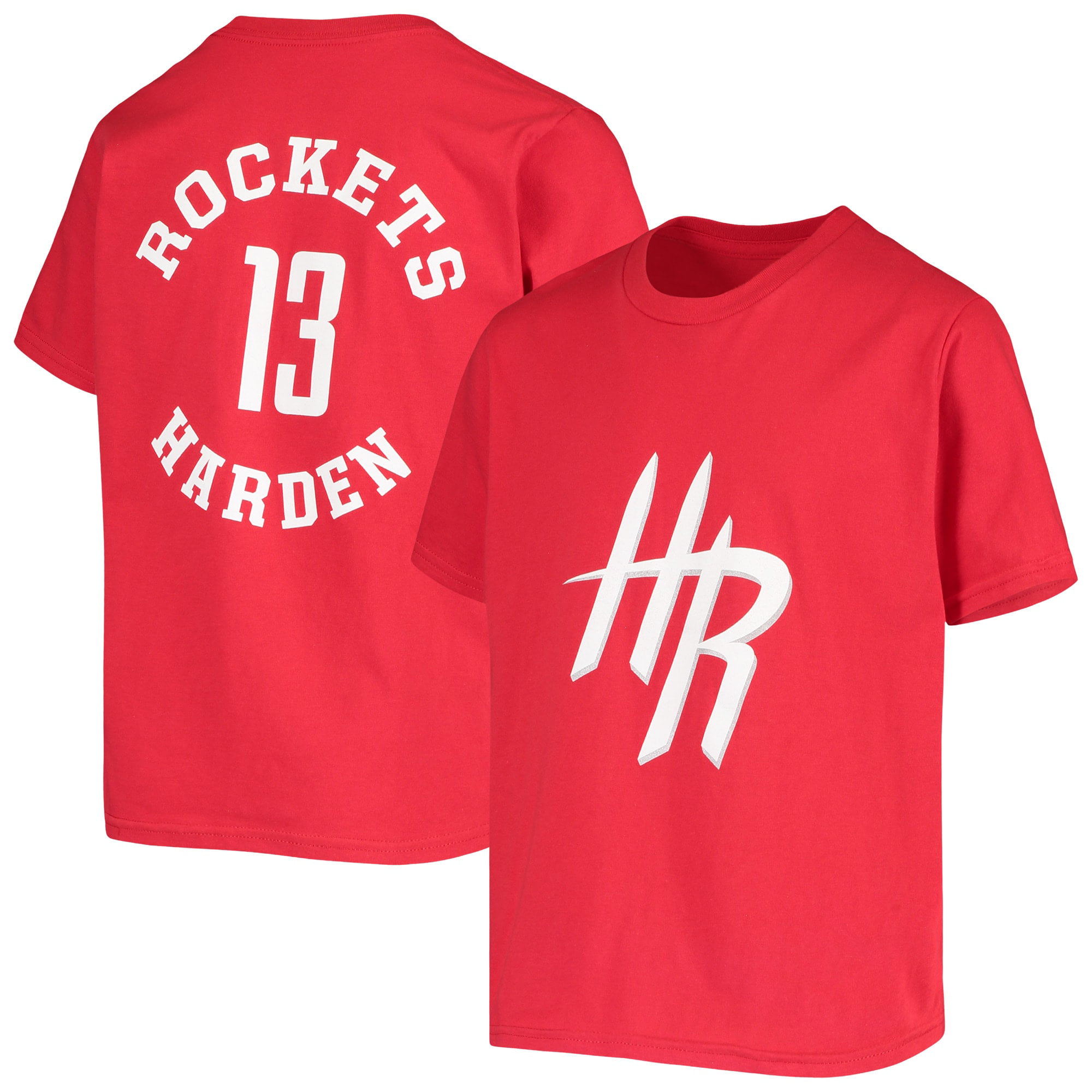 spreker Erge, ernstige Cater Youth Fanatics Branded James Harden Red Houston Rockets Roundabout Name &  Number Throwback T-Shirt - Walmart.com