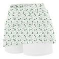 thumbnail image 6 of Bxsruta Zhongda Girls Skorts High Waist Loose Fit A Line Fake Two Piece Sports Skirt for Casual Daily Wear, 6 of 7