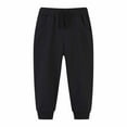 thumbnail image 1 of Kids' Solid Color Tracksuit Pants With Bunched Feet Mid Sized Hoodie Pants, 1 of 4
