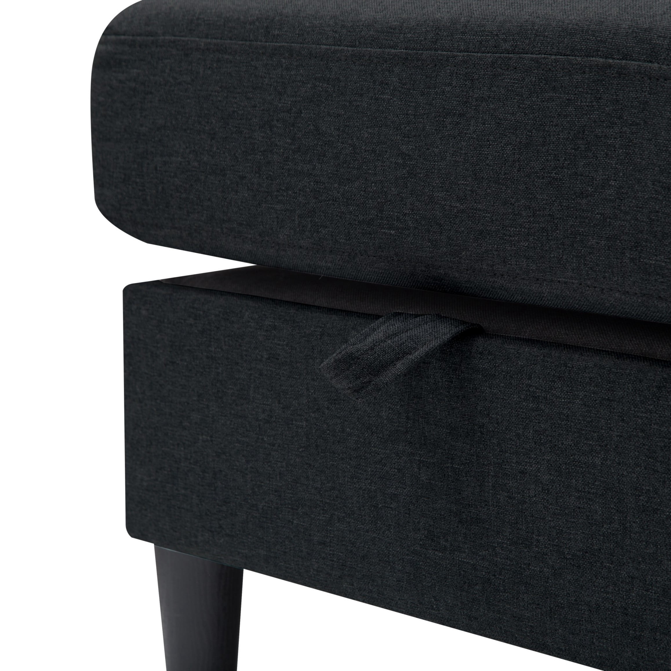 BSHTI 99.2" U-Shaped Modular Sectional Sofa with Storage Ottomans – U-Shaped Sectional Sofa with Ottoman,Backrest Sectional Couches and Sofas, Includes Toss Pillows, Black