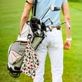 thumbnail image 5 of Lsque Rose Flowers Premium Golf Towel - Ultra Absorbent and Quick Drying Microfiber Towel with Carabiner - Gift for Men -24" X 16", 5 of 8
