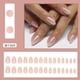 thumbnail image 2 of Uñas postizas adhesivas LRKNNO cortas almendradas nude 24 piezas con acabado brillante, 2 of 7