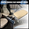 thumbnail image 3 of Unique Bargains Armrest Protector Cover Pad Replacement for BMW X3 2011 2012 2023 Neoprene Fabric Brown, 3 of 6