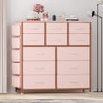 thumbnail image 1 of 12-Drawer Dresser with Fabric Drawers, Wood Top, Side Pockets, 1 of 2