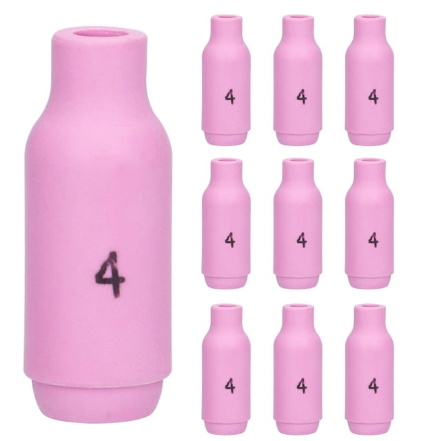 Speravity 10 Uds 10N50 No.4 copa de boquilla TIG copa de boquilla de alúmina copa de boquilla de soplete de soldadura púrpura para soplete de soldadura Herramientas y ferretería No.1 Speravity TO005541-01