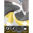thumbnail image 7 of Nautical Anchor Cloth Napkins Set of 6 Reusable Dinner Napkins, Yellow Gray Gradient Wooden Grain Cocktail Napkin Washable Table Napkins for Wedding/Holiday Party/Baby Shower 20"x20", 7 of 7