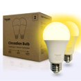 thumbnail image 1 of Bombilla LED hooga Ritmo Circadiano 7W 2700K 2100K 1400K Paquete de 2, 1 of 8