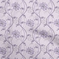 thumbnail image 1 of oneOone Cotton Silk Light Purple Fabric Florals Craft Projects Decor Fabric Printed By The Yard 42 Inch Wide, 1 of 4