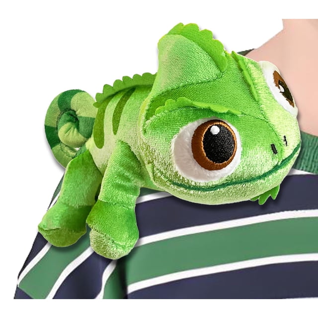 Juguete de peluche con diseño de lagarto con imán en el hombro para niños