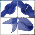 thumbnail image 3 of Unique Bargains 1 Pc Scarf Solid Color Rose Neck Scarf Deep Blue, 3 of 5