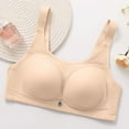 thumbnail image 4 of ShomPort Wireless Bras for Womens Full Coverage Push Up Adjustable Straps U-Back Daily Breathable Underwear, 4 of 7