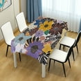 thumbnail image 4 of Yayeee Tablecloths 54" x 54" Rectangle Wrinkle Resistant Party Table Cover, Colorful Flowers, 4 of 8