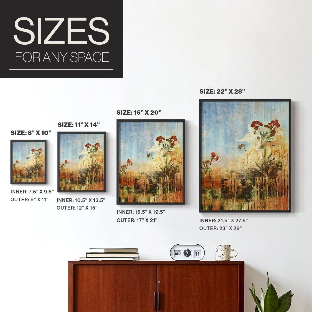 Dedicated to Spring Framed Print in Black Solid Wood Framed Print No Nail Hanging