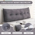 thumbnail image 3 of Lovote Large Headboard Pillow Daybed Cushion Support Backrest Bolster Reading Pillow, 3 of 7