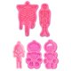 thumbnail image 5 of 2x/3x moldes de resina epoxi hechos a mano, herramientas para hacer joyas hechas a mano, moldes de silicona para pendientes, colgantes y esqueletos, juego de 3 piezas, 5 of 5