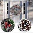thumbnail image 3 of New Christmas Wreath Autumn Door Decoration Handmade Door Wreath Floral Santa Decor Merry Christmas Decorations Compatible With Home bd, 3 of 4