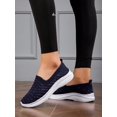 thumbnail image 5 of Ladies' Casual & Lightweight Slip-On Flat Shoes For Home And Leisure - Navy Blue, 5 of 5