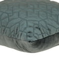 thumbnail image 5 of Parkland Collection Sora Transitional Quilted Gray/Charcoal Throw Pillow, 5 of 7