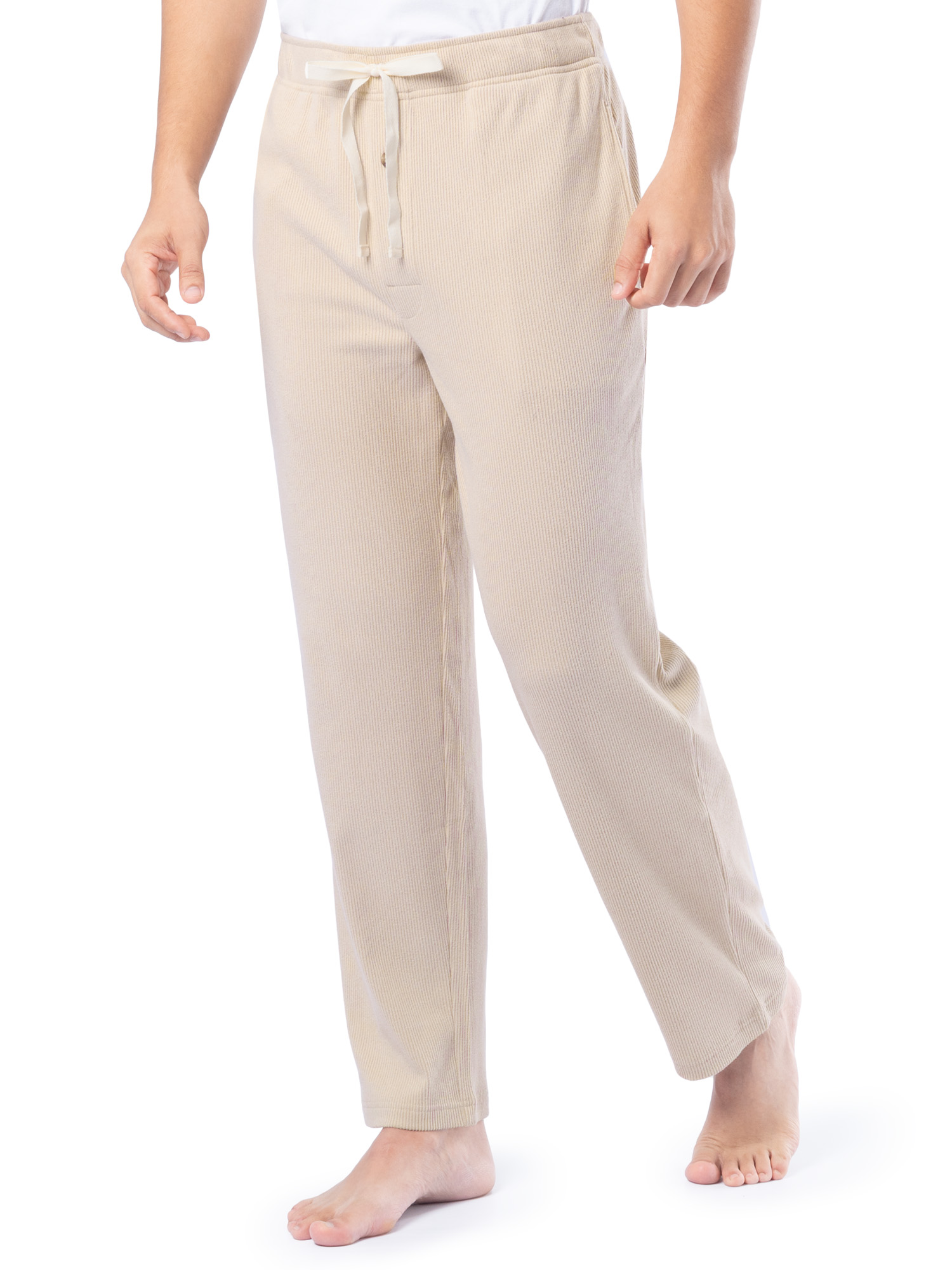 Fruit of the Loom Men's Rib Knit Sleep Pant, Sizes S-5XL