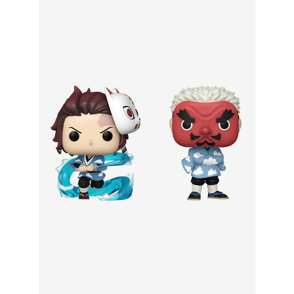 Funko Pop! - Demon Slayer, Tanjiro Kamado & Sakonji Urokodaki 2 Pack SDCC 2023 Exclusive