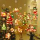 thumbnail image 4 of Luces de ventosa para decoración navideña, lámpara decorativa LED de Papá Noel, iluminación para árbol de Navidad en escaparates de sala de estar, 4 of 5