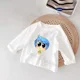 thumbnail image 5 of Camiseta de manga larga con estampado circular para niños y niñas, ropa de otoño, Tops de cuello redondo de dibujos animados de Anime, 5 of 5