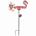 thumbnail image 6 of Outdoor Solar Birdbath and Feeder with Stake Turtle or Flamingo, 6 of 6