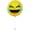 9 Inch Tears of Joy, variant on PMU Smiley Face Balloons 9 inch Pre-Inflated Emoji Smile Balloon with Stick and Fringe Ribbons Smiley Happy Face Decoration for Birthday Wedding Anniversary Bachelorette (Smile Blowing Kiss)