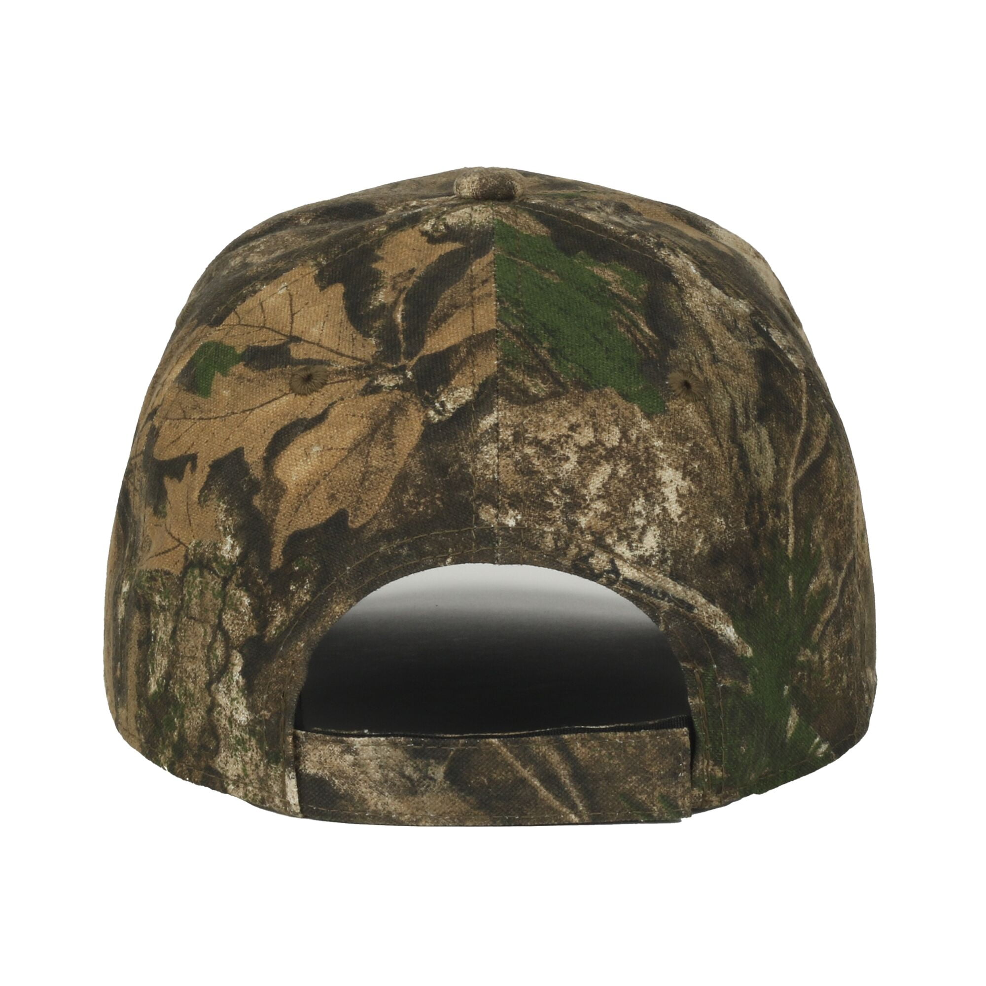 Men's Realtree APX 6 panel Structured Pre-Curved Cotton Camo Cap