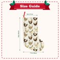 thumbnail image 3 of Bingfone Funny Chicken Print Personalized Christmas Stocking - Snowman Design Large 18 inch,Family Holiday Season Decor, 3 of 8