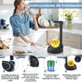 thumbnail image 4 of Dispensador de Agua Potable con USB Carga,Luz Nocturna y Indicadora,1800mAh,Salida Ajustable 125&deg;,Regulaci&oacute;n de Nivel de Agua de 7 Posiciones,Bomba de Agua de Escritorio,Adecuado Pa, 4 of 7