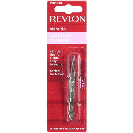 Revlon Slant Tip Compact Tweezer (Best Tweezers For Fine Hair)