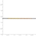 thumbnail image 2 of 14k Tri-Color Gold 1.8mm Sparkle-Cut Rope Chain Bracelet - 2.6 Grams - 9 Inch, 2 of 4