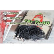 Microphone Cables by Fat Toad (4 Pack) 20ft Pro Audio XLR Mic Cord Patch Extension with Female & Male Connector 24 AWG Shielded Wire & Balanced for Recording Studio Mixer Live Sound Stage Gear