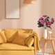thumbnail image 5 of Peonía artificial con purpurina | Arreglo floral de plástico de 7 cabezas para decoración del hogar | 50 cm de alto | Rosa, rojo, amarillo, naranja, morado y blanco, 5 of 6