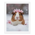 thumbnail image 5 of Paint By Numbers Kit for Adults Beginner - DIY Guinea Pig Blossom Snow Charm Canvas Painting Kits for Adults, Frameless Paint By Number for Adults for Home Wall Decor 16x20 Inch, 5 of 7