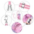 thumbnail image 5 of Mantto for iPhone 11 Case, with Lanyard Adjustable Strap, Marble Pattern Soft TPU Bumper Hard PC Back Shockproof Protective Glossy Stylish Durable Phone Case for Women Girls,Pink, 5 of 7