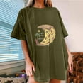 thumbnail image 2 of Birdeem T-Shirt Décontracté à Manches Courtes Imprimé Pizza d'Été pour Femmes, 2 of 7