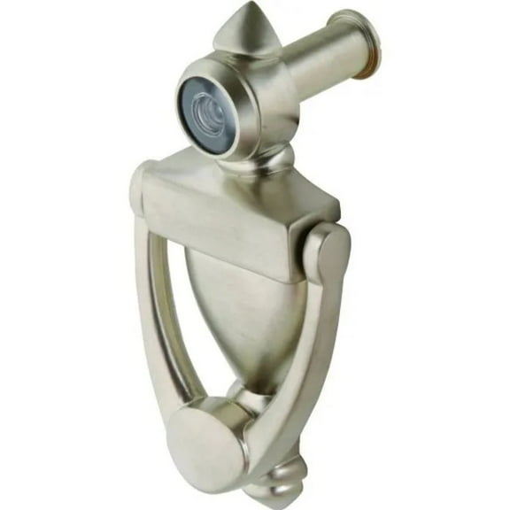 3-1/2 Inch 180 Degree Door Knocker Satin Nickel
