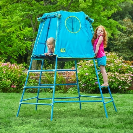 UPC: 5021854108501 | TP Active Fun Explorer Metal Climbing Set Jungle Gym with Platform and Tent Blue
