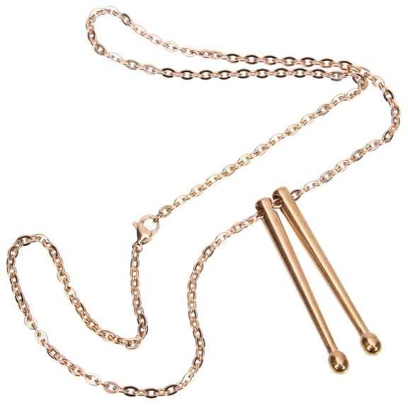 WRITWAA Neck Jewelry Titanium Steel Rose Gold 1Pack