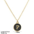thumbnail image 3 of Collier pour Femmes Simple A à Z Pendentif Collier Charme Collier Clavicule, 3 of 6