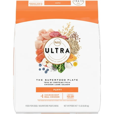 UPC: 0079105103596 | Nutro Ultra High Protein Natural Dry Dog Puppy Food With A Trio Of Proteins From Chicken Lamb And Salmon  15 Lb. Bag