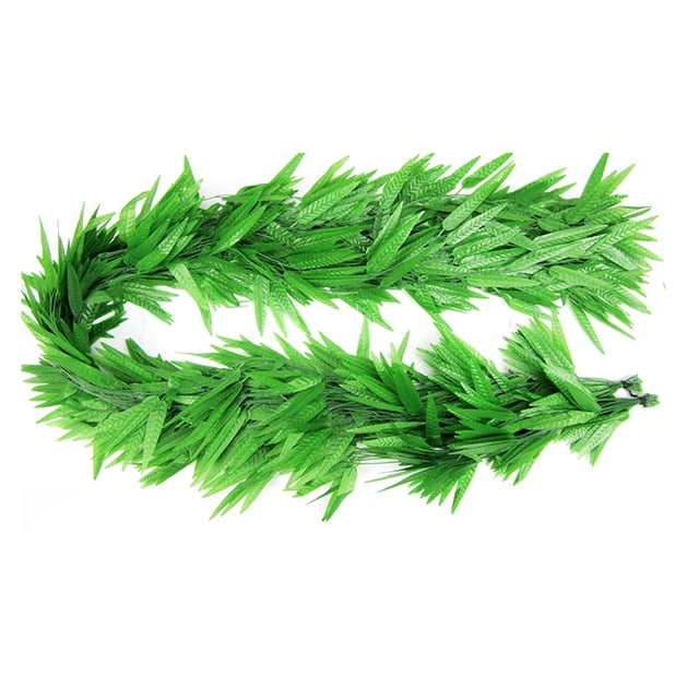 Matsuzay 50 Uds. De sauce de hoja Artificial de seda, decoración ecológica para luces de hogar y oficina, enredaderas que admiten mascotas Decoración