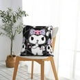 thumbnail image 6 of Kuromi and My Melody Throw Pillow Cover Decoration Pillow Case Cushion for Home Sofa Couch 20"x20", 6 of 7