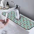 thumbnail image 7 of Kdxio Christmas Dachshund Pattern Non-Slip Diatom Mud Faucet Drain Pad,Self Absorbent Mat for Kitchen Sink for Variety Kitchen & Bathroom Countertops, 7 of 7