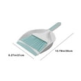 thumbnail image 3 of HengDidi Compact Handheld Dustpan and Broom Set for Tabletop Cleaning Soft Bristles Crumbs Pet Hair Remover Hanging Storage Design, 3 of 9
