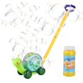 thumbnail image 1 of Máquina Eléctrica de burbujas de caracol para niños, soplador automático de burbujas, coche de juguete, regalo de cumpleaños, 1 of 4