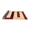 thumbnail image 2 of Ahgly Company Indoor Rectangle Abstract Orange Modern Area Rugs, 6' x 9', 2 of 4